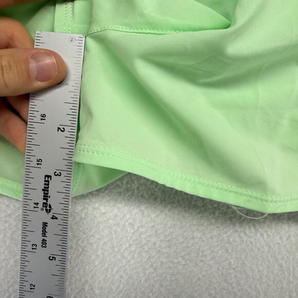 Nike Shorts Girls Large Green Training Running Lined High Waisted Workout NEW - Picture 4 of 9